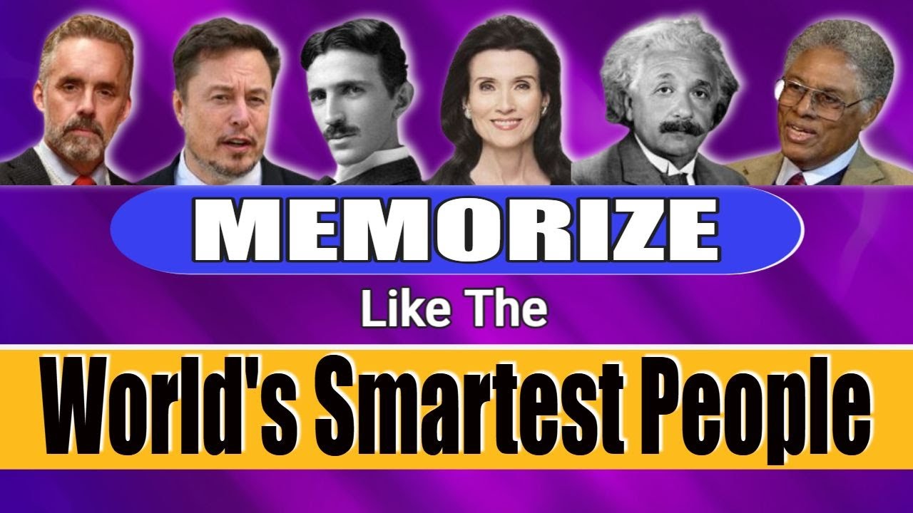 Memorize What You Study Like The World's Smartest People YouTube
