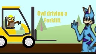 MeeJee’s Pizza - Owl Driving a Forklift 🦉