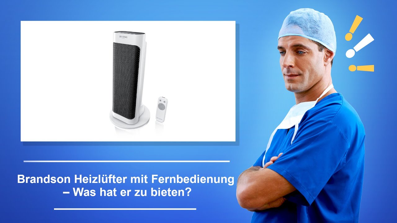 🚑 Brandson Heizlüfter mit Fernbedienung – Was hat er zu bieten? 