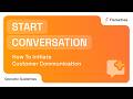Flametree User Guidelines | How to Start a Conversation with a Customer