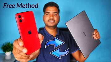 How to Transfer Photos Videos from PC to iPhone Easily Free | iPhone to Laptop Files Transfer