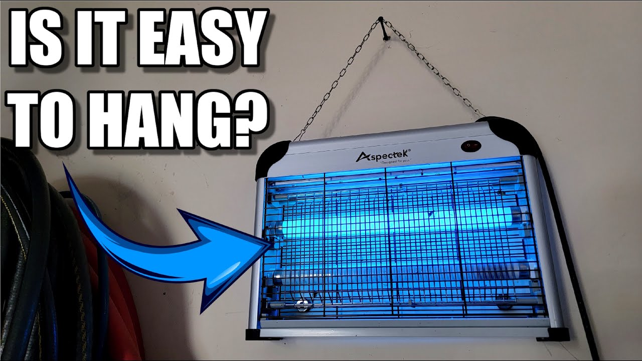 ASPECTEK 20W Indoor Bug Zapper: Is It Easy to Hang? Link In Description 