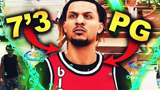 NBA 2K21 COLE ANTHONY 7 FOOT POINT GUARD Build On The MyPark Broke NBA 2K...