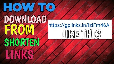 How to download Files From Shorten Links Ads