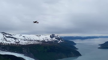 Airborne lidar survey at Barry Arm landslide, June 2020