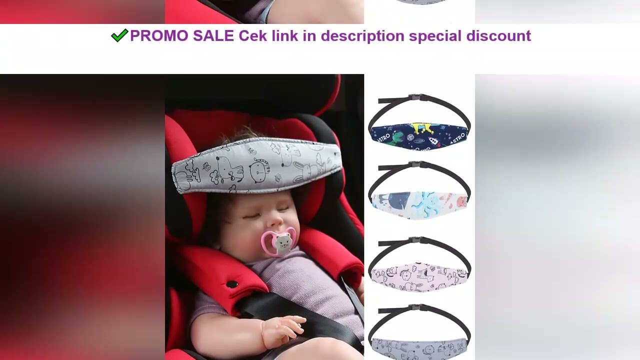 Baby Car Seat Head Support Children Stroller Fastening Belt Adjustable Boy Girl Playpens Sleep Posit