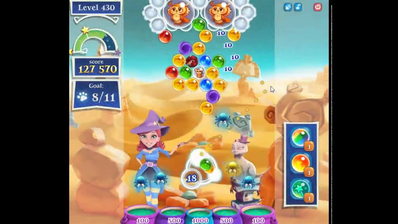 Bubble Witch Saga 2 Level 430 