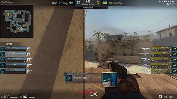 Жёсткий эко-раунд от NiP против Na`Vi (DH Malmo)