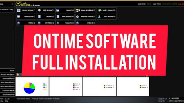 Ontime Software Full Configuration