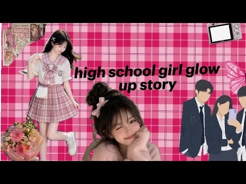 Princess glow up 👑 high school girl glow up story  part 1