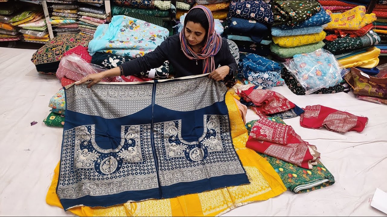 Digital print main fancy lahenge with new designer banarasi blouse