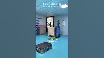 SLAM Stacking Forklift for warehouse and logistics #agv #autonomousvehicle #amr  #robotics #factory