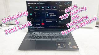 Asus TUF Gaming A16 FA608PM Ryzen 9 8940HX Unboxing | Asus TUF A16 Ryzen 9 8940HX rtx5060