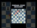 Ponziani échec découvert #echecs #echecsdebutants