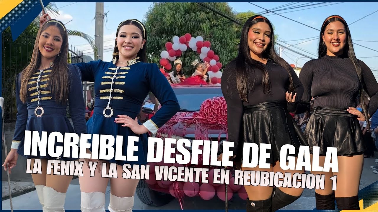 Belleza, alegría y diversión en el increíble desfile de gala en las fiestas de Reubicación 1,Chalate