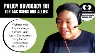 CommunicationFIRST Webinar: Policy Advocacy 101