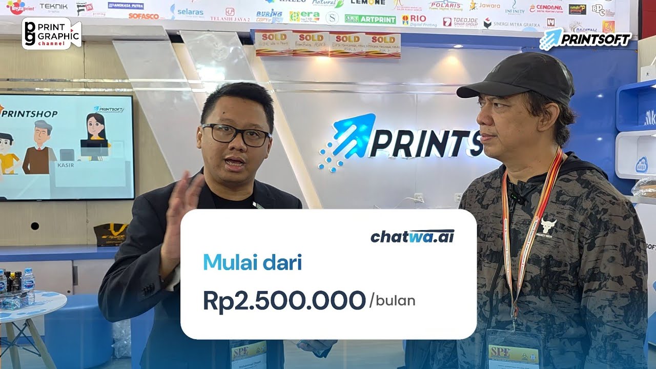 Di SPE 2025, PRINTSOFT Perkenalkan ChatWA.AI dan Mobile Apps dgn Kualitas & Security yg lebih baik