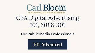 CBA Digital Advertising 301 – Advanced