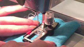 How to construct a buttonhole on a Bernina Activa 145