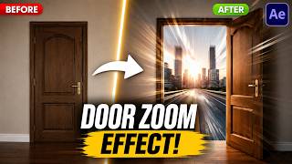 Zoom Through Door Effect in After Effects | Easy Tutorial