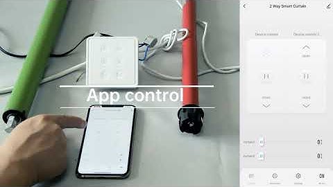 LoraTap Tuya Smart Life WiFi Double Curtain Blind Switch for Roller Shutter Electric motor SC420W-EU