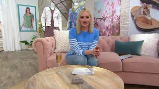 Affinity x Katrina Szish Sterling Silver Nautical Diamond Ring on QVC