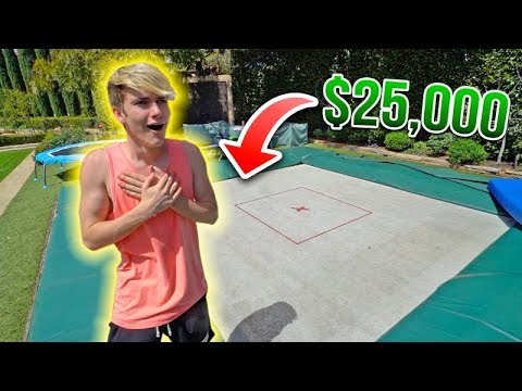 JUMPING ON MY CHILDHOOD TRAMPOLINE! - YouTube