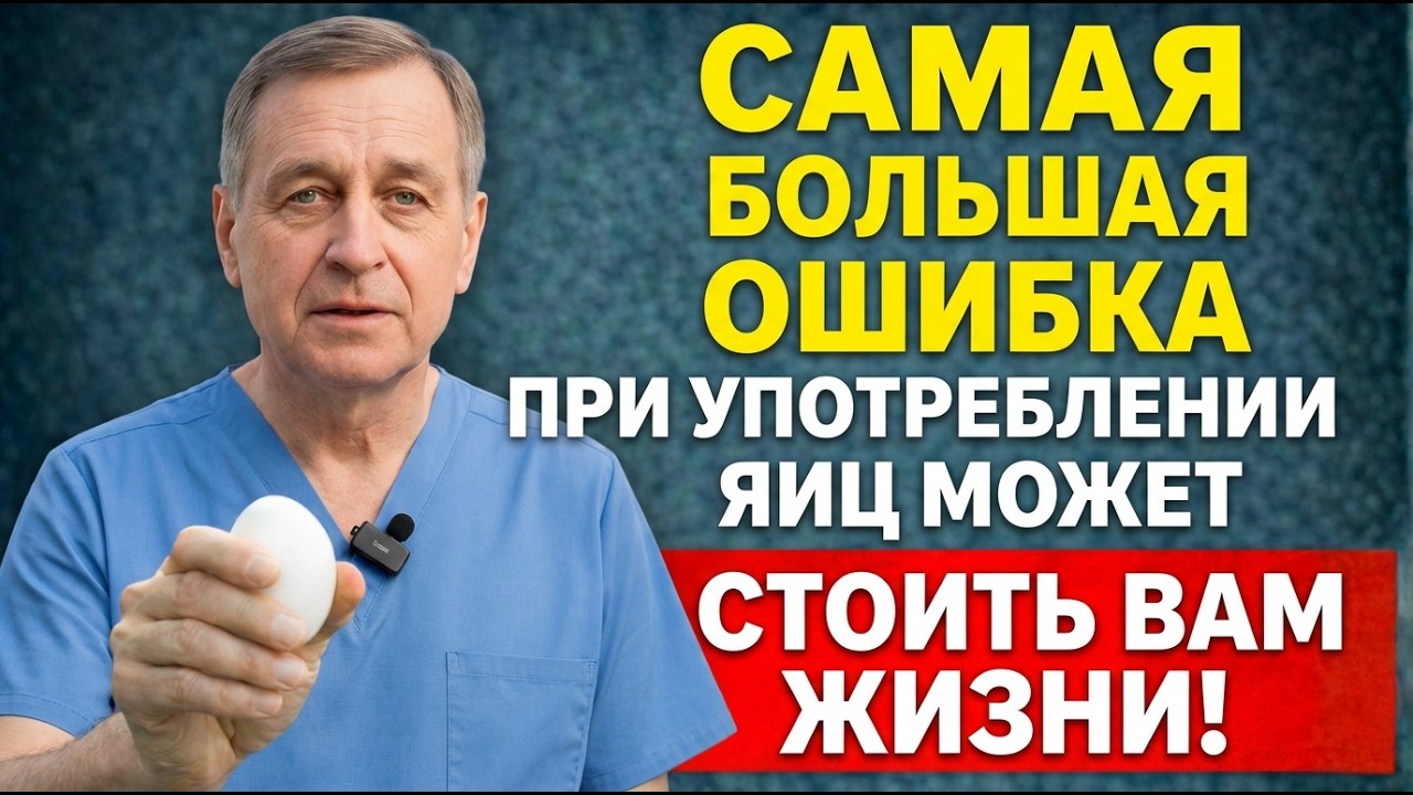 Самая опасная ошибка при употреблении яиц, которая разрушает здоровье пожилых людей