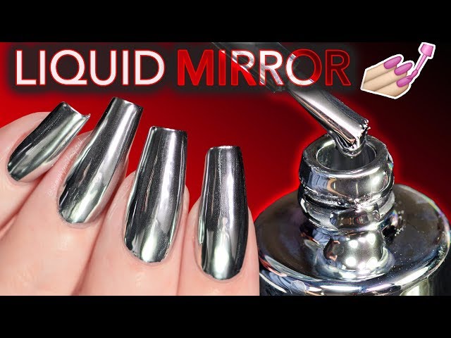 Liquid Mirror Nail Polish Art