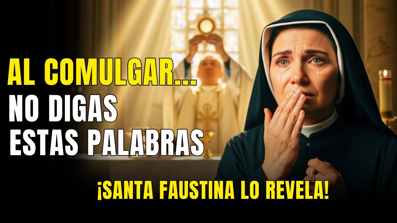 NUNCA DIGAS ESTAS PALABRAS AL COMULGAR – JESÚS LLORÓ AL ESCUCHARLAS