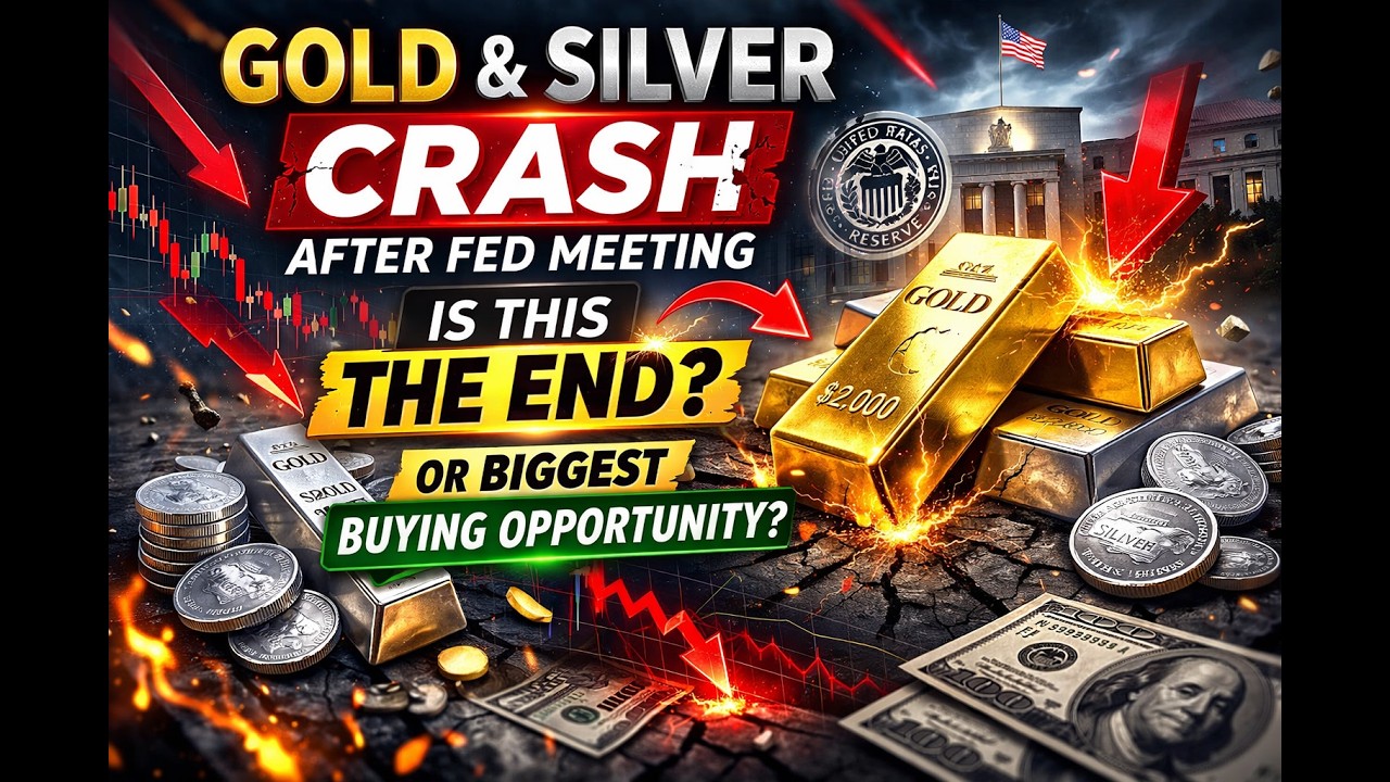 Gold & Silver CRASH After Fed Meeting -- Is This The End ? - YouTube