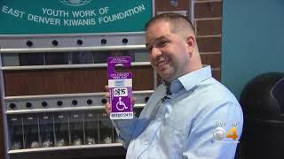 Purple Placard For Coloradans Who Are Disabled