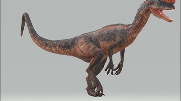 Dilophosaurus Dinosaur 3D Model Ready to Print