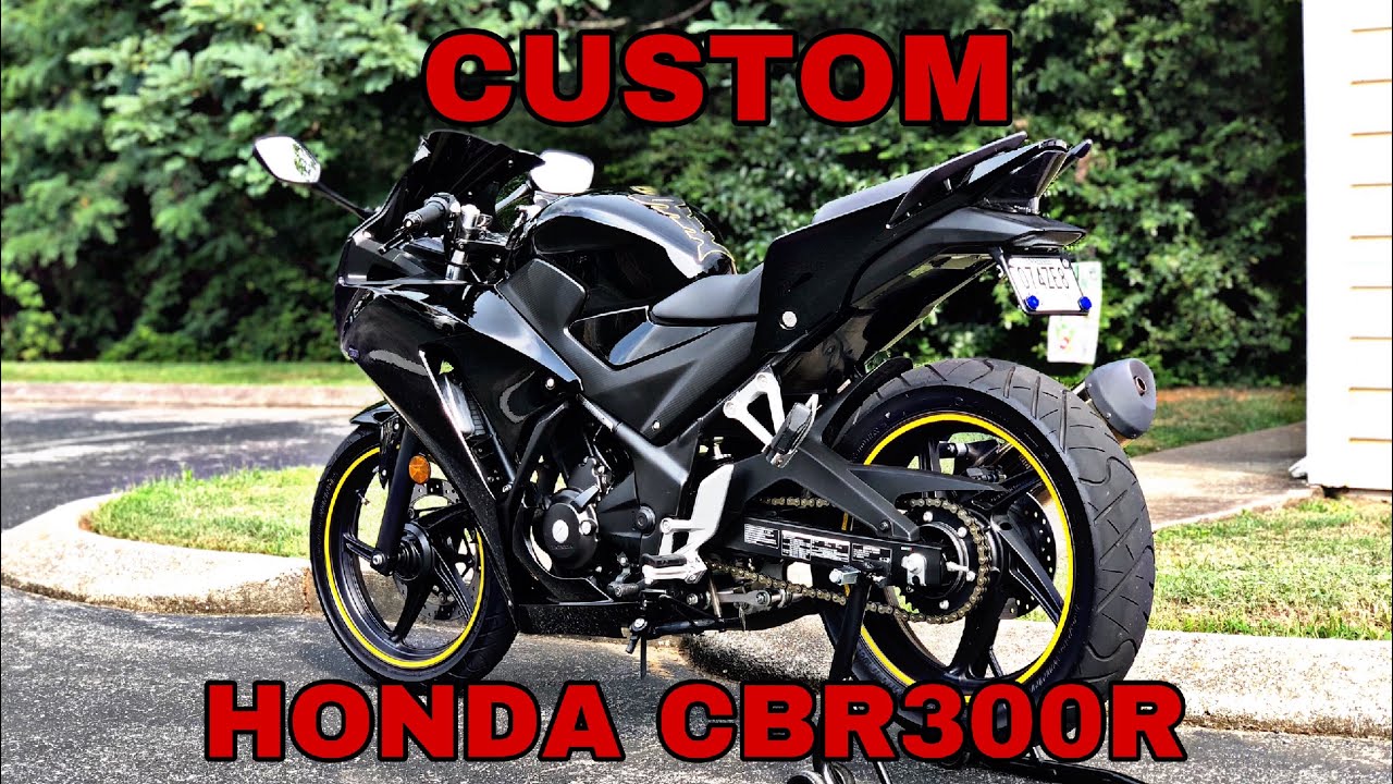 Custom Honda CBR300R Modifications List - YouTube