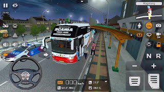 Perjalanan Bus Malam Semarang - Magelang | Bus Simulator Indonesia