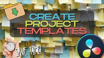 Creating Project Templates and opening as Read Only in Davinci Resolve 16