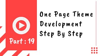 Celebrity One Page Theme Development WordPress - Step by Step - 19 (shortcodes api 7) Profile