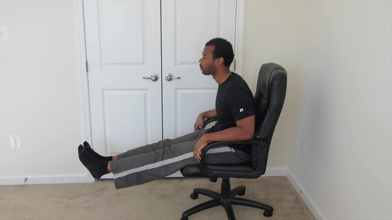 Chair Crunches YouTube