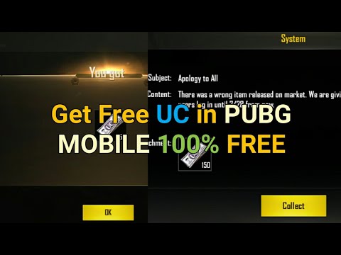 How To Get Free Uc In Pubg Mobile Youtube - how to get free uc in pubg mobile