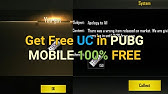 How to get Free UC in PUBG mobile - YouTube - 