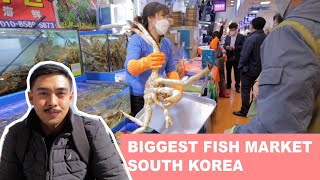 Noryangjin Fish Market Seoul South Korea - Places To Visit In Seoul South Korea