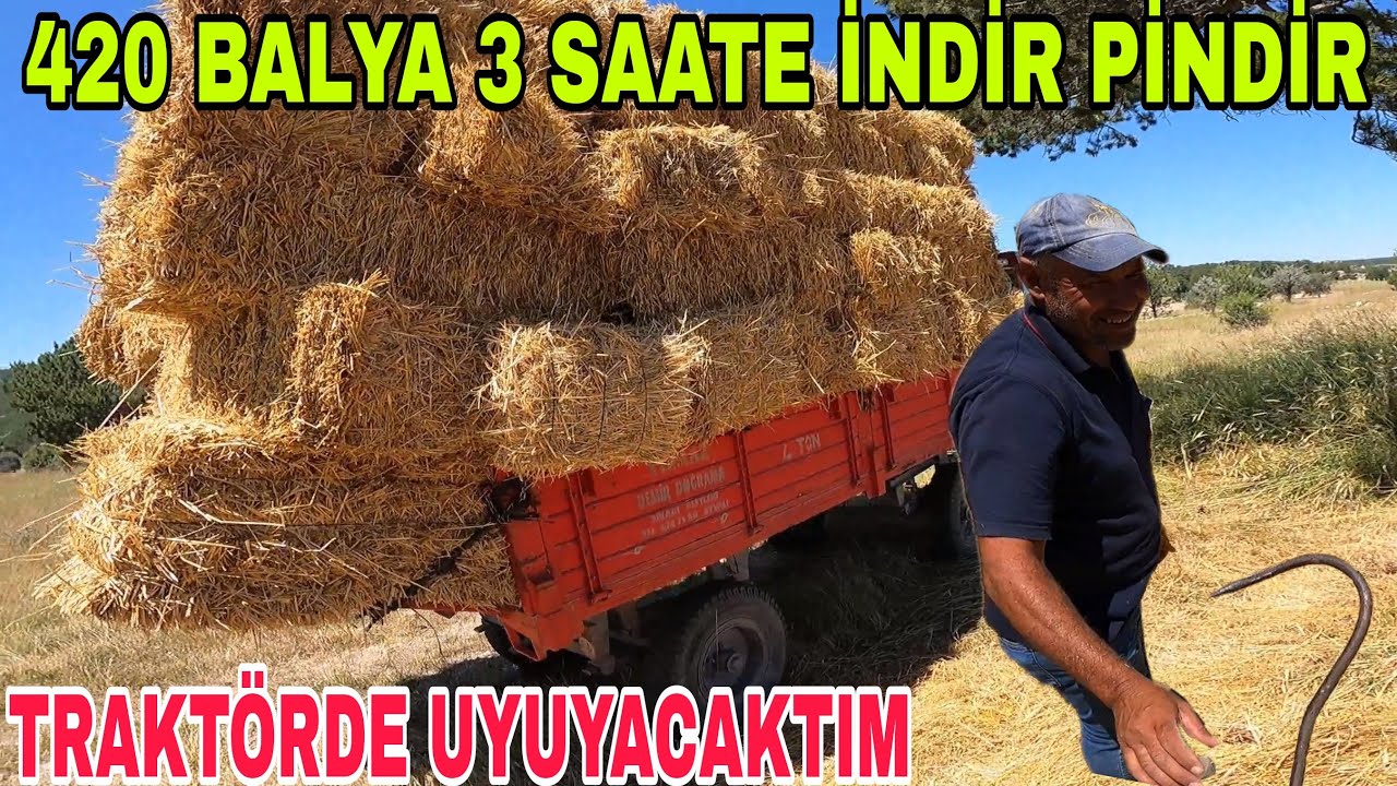 BALYA BÖYLE TAŞINIR~EKİBİ KURDUK~YAPARIM DEDEİM TRAKTÖRÜN İÇİNDE UYUYORDUM