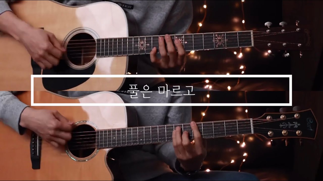 풀은 마르고 [Acoustic guitar cover] YouTube