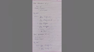 Differentiation of x² by first principle