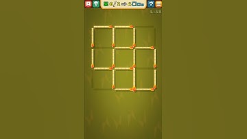 Move 2 Matches To Get 4 Squares | Joy Math #shorts