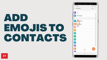 How to add emojis to sim card contacts | How to save contacts with emojis