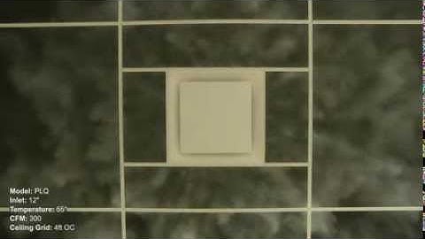 Krueger Model PLQ - 300 CFM - Ceiling View