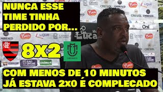 TREINADOR DO MARINGÁ &quot;DESABAFOU PÓS-JOGO&quot; FLAMENGO 8x2 MARINGÁ ISSO QUE ACONTECEU NO MARACA FOI...