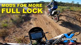 More full lock turn for a tighter turning circle (AJP PR7 example)︱Cross Training Adventure