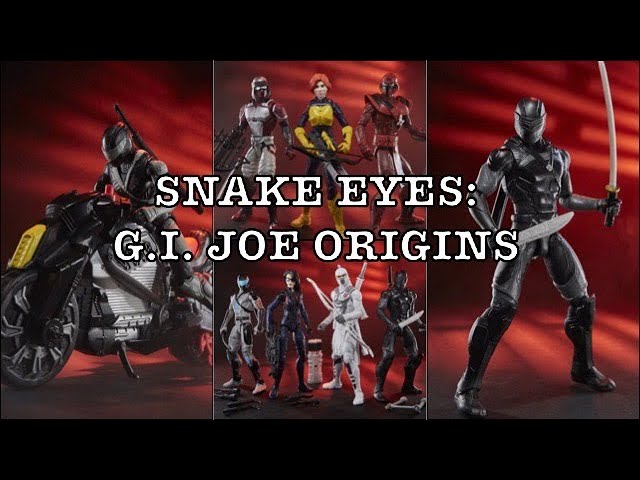 Snake Eyes: G.I. Joe Origins Ninja Strike Snake Eyes Collectible 12-Inch  Action Figure